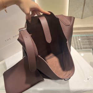 THE ROW Blake slouchy shoulder hobo tote with removeeable zipper pouch - 图片 5