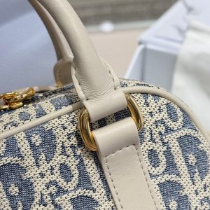 Dior D-Vibe East-West Nano Bag in Blue Dior Oblique Jacquard - 图片 5