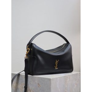 YSL camera supple underarm baguette tote bag shoulder commuter worker tote full inclusion - 图片 3