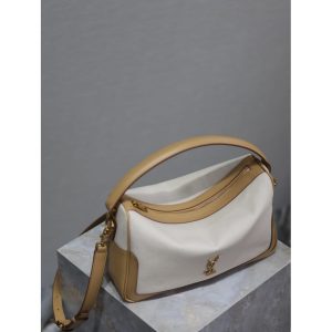 YSL camera supple underarm baguette tote bag shoulder commuter worker tote full inclusion - 图片 7
