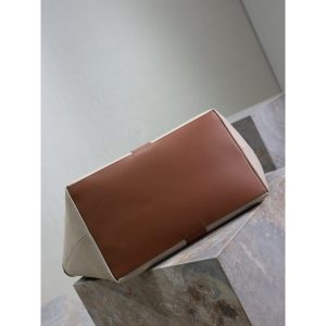 YSL Y minimalist shoulder storage tote summer resort beach tote with detachable clutch - 图片 8
