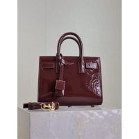 YSL small Sac De Jour structured shopper handbag with removeable pouch and protective feet