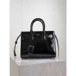 YSL small Sac De Jour structured shopper handbag with removeable pouch and protective feet - 图片 6