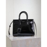 YSL small Sac De Jour structured shopper handbag with removeable pouch and protective feet - 图片 6