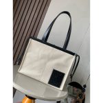 Loewe canvas cushion shopper handbag weekend getaway keepall luggage resort beach tote
