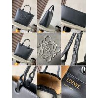 Loewe anagram open-top travel carryall handbag weekend getaway luggage full package - 图片 4