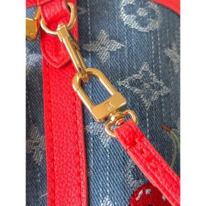 M14997 Neverfull women's medium shopper tote reversible summer beach tote with detachable coin pouch - 图片 8