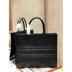 Dior large capacity leather booktote open shopper designer tote handbag resort beach bag - 图片 2