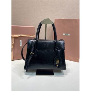 Miu Solitaire Top Handle Bag crossbody shoulder flap messenger - 图片 8
