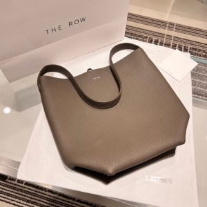 THE ROW medium N/S Park Tote minimalist open bucket handbag slouchy storage beach tote - 图片 5
