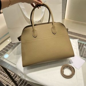 THE ROW margaux 12 slouchy shopper handbag large travel carryall tote full set inclusion - 图片 3
