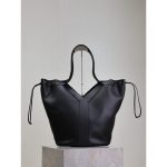 YSL Y-shape drawstring shoulder shopping tote slouchy vintage underarm hobo tote full package - 图片 2