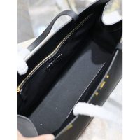YSL Manhattan structured shoulder tote in smooth box leather with protective studs - 图片 3