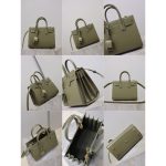 YSL small Sac De Jour structured shopper handbag with protective feet and removeable clutch - 图片 6