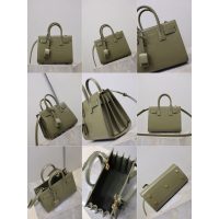 YSL small Sac De Jour structured shopper handbag with protective feet and removeable clutch - 图片 6