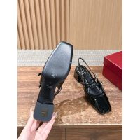 Gucci shiny block-heel slingback pump Mary Jane heel sandal 4.5cm height size35-40 - 图片 9