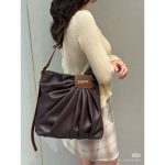 Loewe draped shoulder tote hottest vintage underarm hobo tote in lambskin