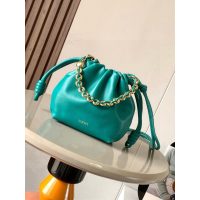 Loewe flamenco drawstring underarm bucket tote slouchy cocktail cosmetic pouch - 图片 8