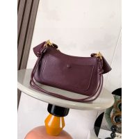 Loewe Ola shoulder underarm baguette delicate handy party pouch cosmetic clutch with donut chain - 图片 4