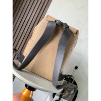 large capacity Loewe puzzle drawstring backpack color-contrast rugged hiking rucksack - 图片 8