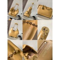 Loewe small squeeze ruched shoulder tote bag bucket handbag with signature donut chain - 图片 8