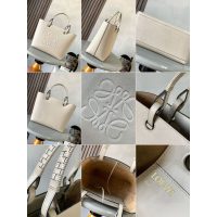Loewe anagram open-top travel carryall handbag weekend getaway luggage full package - 图片 9