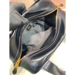 MIu vintage bowling top handle bag Boston shopper handbag tote with antique gold metalware - 图片 9