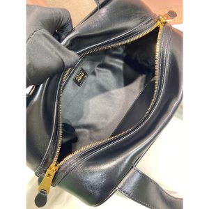 MIu vintage bowling top handle bag Boston shopper handbag tote with antique gold metalware - 图片 9