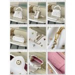 Louis Vuitton capucine mini top handle bag miniature structured shopper tote - 图片 7