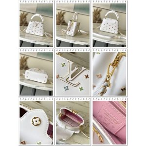 Louis Vuitton capucine mini top handle bag miniature structured shopper tote - 图片 7