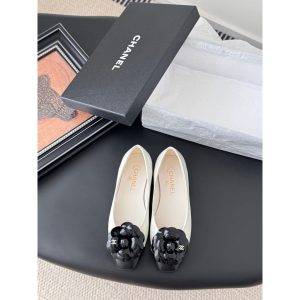 lambskin Chanel Camille ballet flat pump slip-on boat shoes size35-40