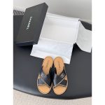 Chanel girls flat summer sandal indoor healthy slipper sandy beach footwear size35-40 - 图片 4
