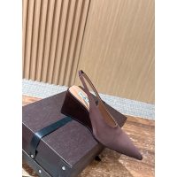 Alaia satin cube wedged slingback pump full boutique inclusion size35-40 - 图片 6