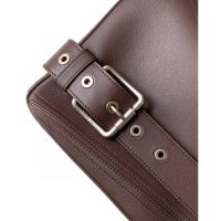 dual size Loewe biker puzzle shopper handbag shoulder flap military messenger with protective feet - 图片 8