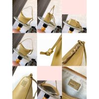Loewe mini hammock hobo tote underarm baguette with dual strap for versatile carry - 图片 9