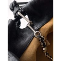 Loewe flamenco cloudy drawstring cosmetic pouch upscale cocktail party clutch with donut chain - 图片 4