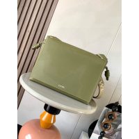 Loewe flamenco military satchel shoulder crossbody flap messenger wit jacquard wide strap - 图片 4