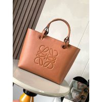 Loewe anagram open-top travel carryall handbag weekend getaway luggage full package - 图片 6