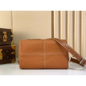 Louis Vuitton speedy 25 Boston shopper handbag large travel luggage tote with aged hardware - 图片 3