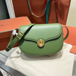 Loro Piana medium Ghiera Shoulder Bag shoulder crossbody flap saddle messenger in structured shape - 图片 5