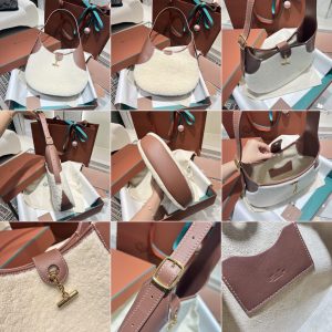 Loro Piana Medium Bobbin shoulder Bag crescent underarm hobo tote full boutique package - 图片 7