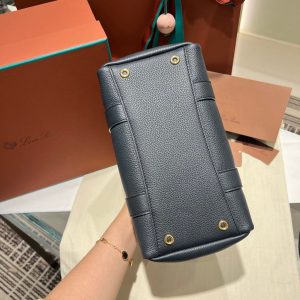 Loro Piana Sesia laptop document handbag worker commuter briefcase full boutique inclusion - 图片 7