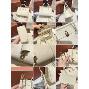Loro Piana Sesia laptop document handbag worker commuter briefcase full boutique inclusion - 图片 9