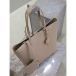 YSL chic resort beach tote minimalist open-top shoulder shopping tote in smooth calfskin - 图片 2