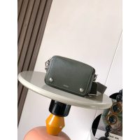 Loewe anagram pebble small flap messenger casual square camera bag with magnetic fastening - 图片 2