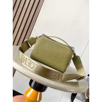 Loewe Mini double-zip Crossbody Camera smartphone Bag with jacquard wide strap - 图片 9