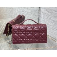 quilted Dior sling croosbody flap messenger top handle cosmetic smartphone holder clutch - 图片 8