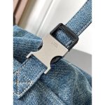 Celine multi-pockets commuter denim tote large capacity shopper handbag - 图片 9