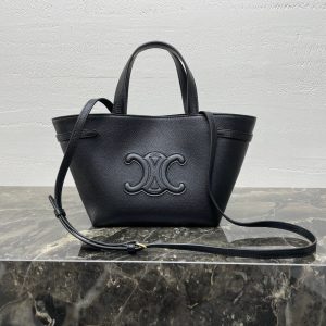 Celine small cabas open shopper handbag resort beach tote full inclusion - 图片 4