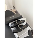 Chanel capped half drag mules flat summer sandal outdoor street slipper size35-40